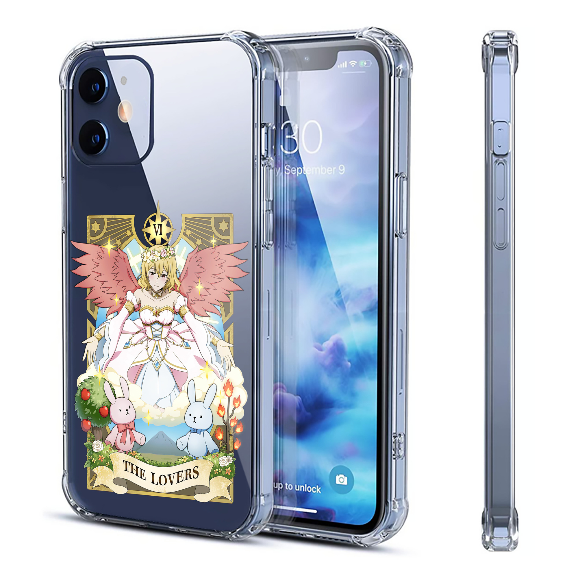 （画像用） 文豪ストレイドッグス Bungo Stray Dogs 【iPhone 12シリーズ対応】透明スマホケース（クリアソフトケース）